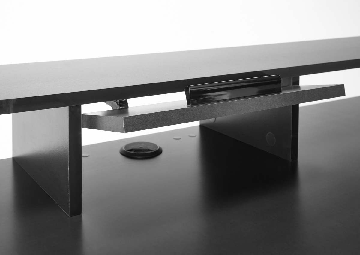 Highscore 3 Gamingschreibtisch 160 x 70 cm inkl. Beleuchtung Schwarz