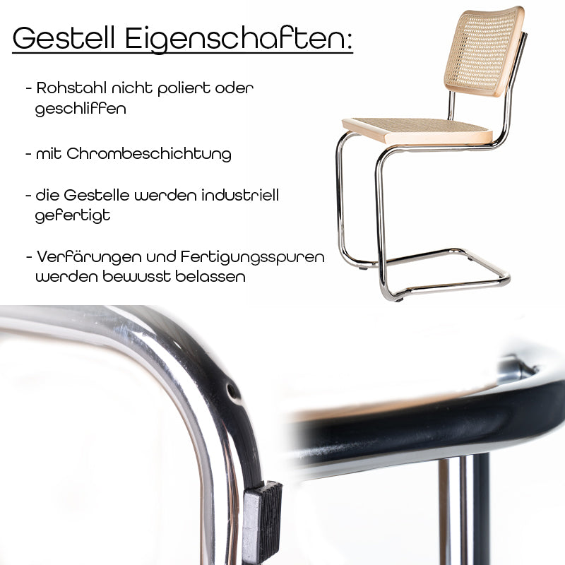 Holm Freischwinger Buche - Naturgeflecht 2er Set