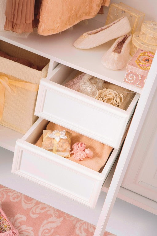 Cilek ROMANTIC Kleiderschrank Kinderkleiderschrank Schrank Weiß