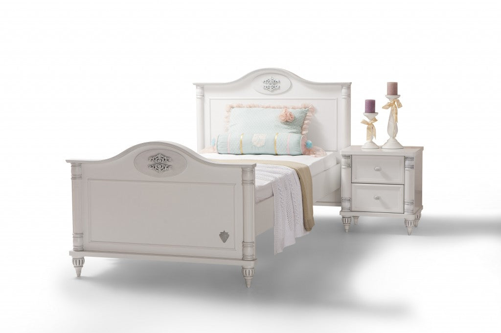 Cilek ROMANTIC Kinderbett Bett 100x200cm Kinderzimmer Weiß