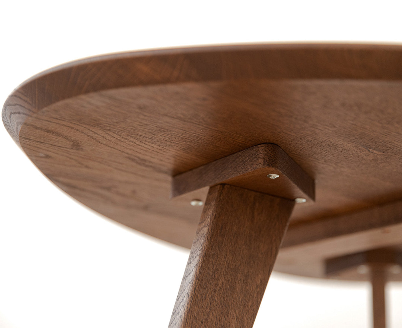 Orbetello Couchtisch Dreieckig 67x68 cm Massivholz, geölt