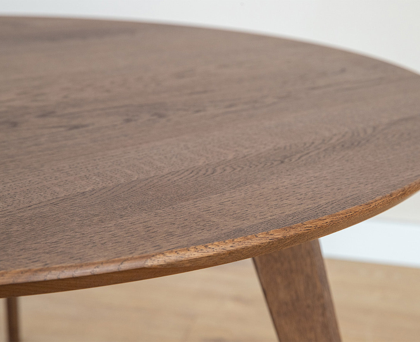 Orbetello Couchtisch Rund Ø 90 cm Massivholz, geölt