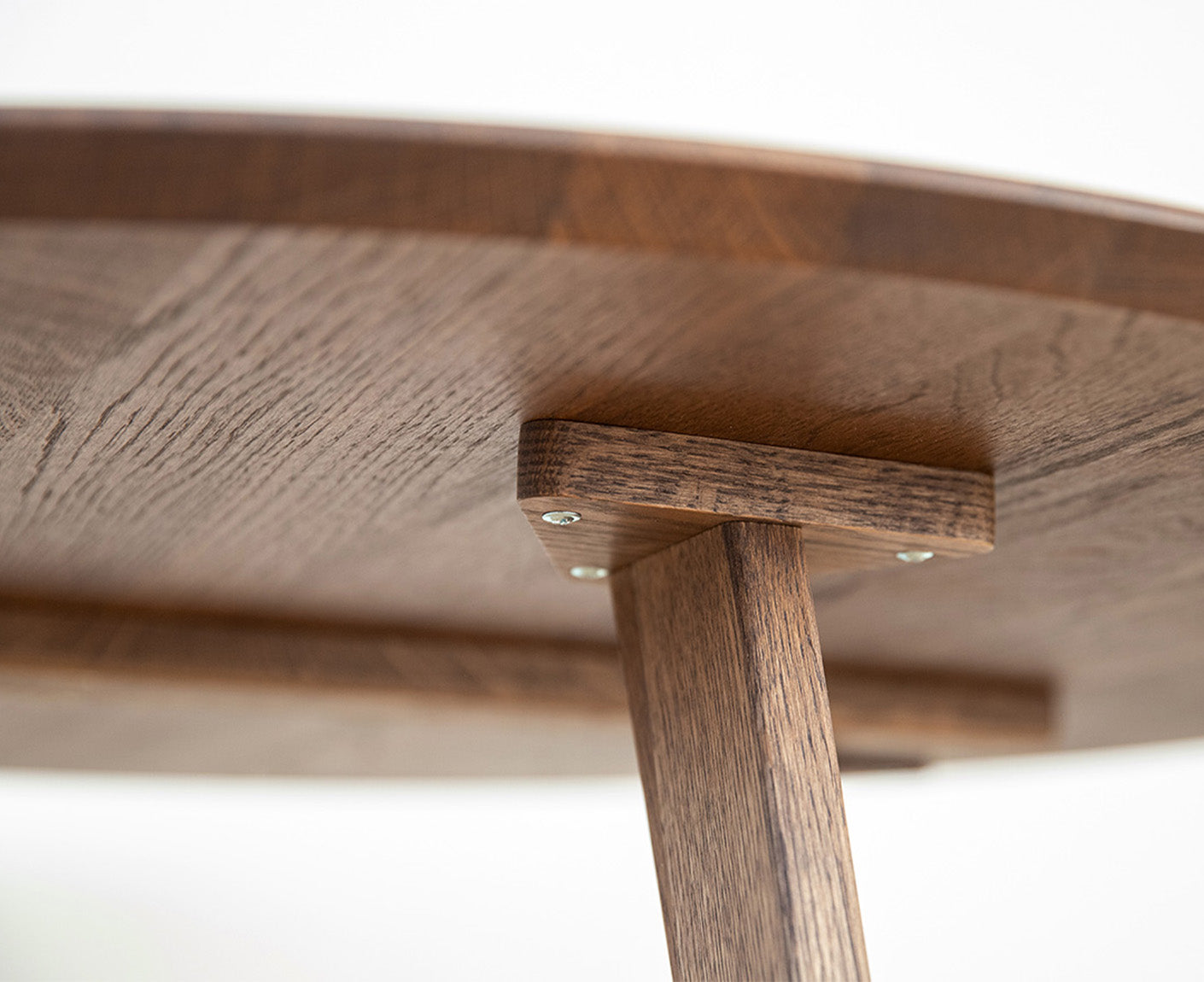 Orbetello Couchtisch Rund Ø 90 cm Massivholz, geölt