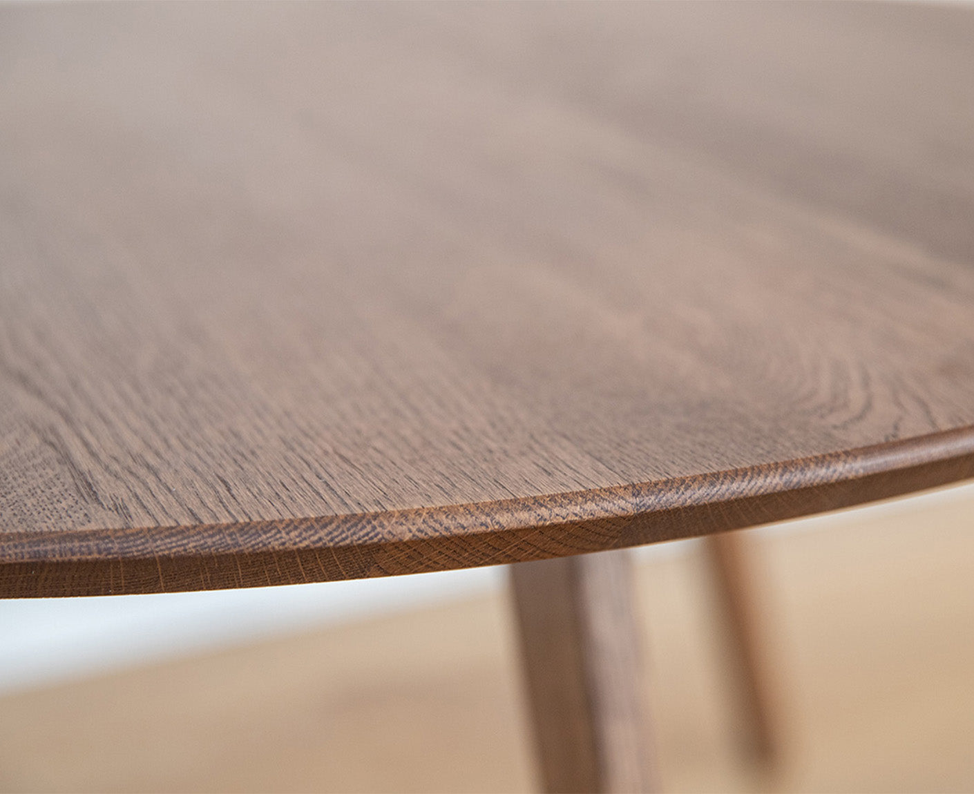 Orbetello Couchtisch Rund Ø 90 cm Massivholz, geölt