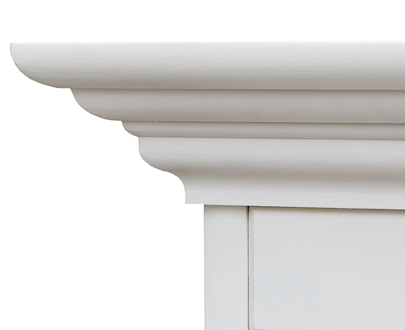 Belluno Elegante Standvitrine 90x190 cm Massivholz