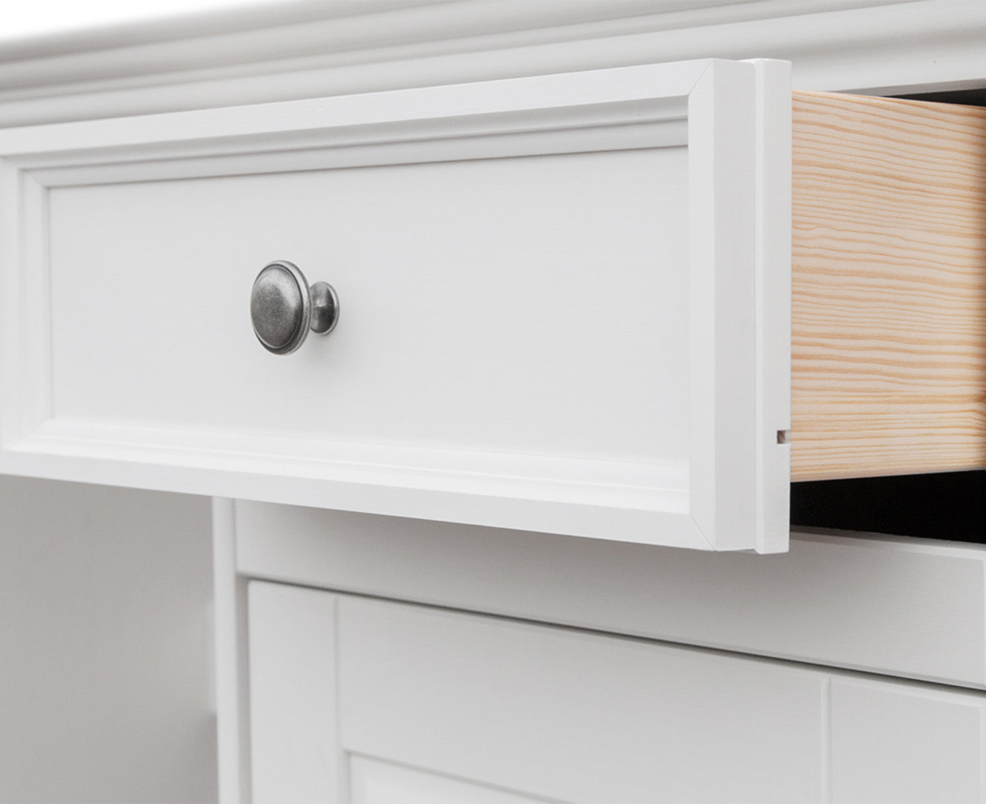 Belluno Elegante Sideboard 130x85 cm Massivholz
