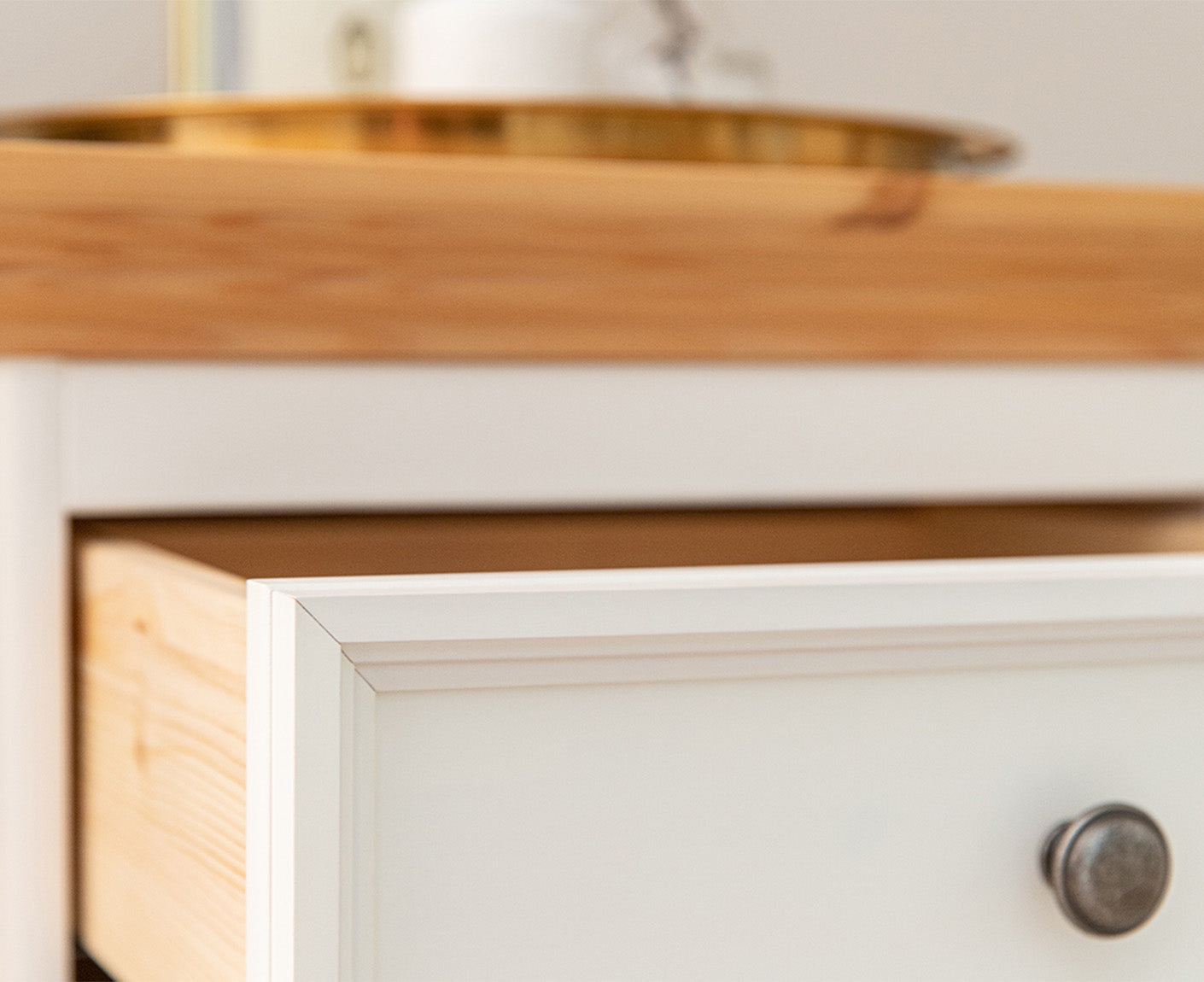 Belluno Elegante Sideboard 130x85 cm Massivholz