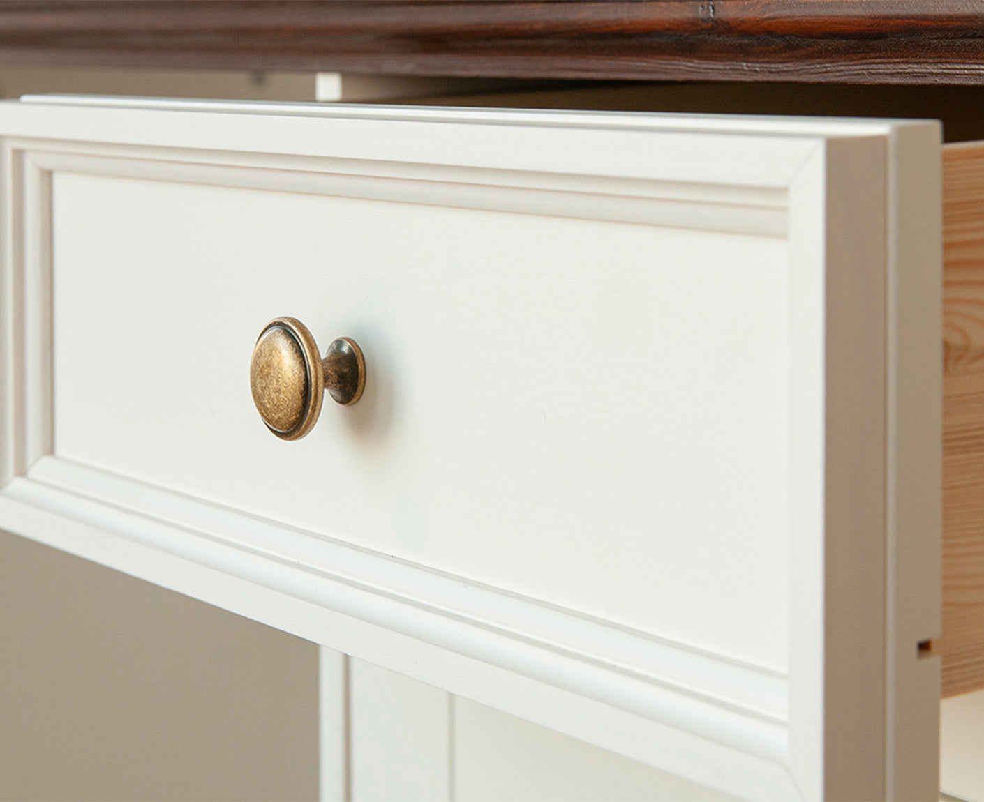 Belluno Elegante Sideboard 130x85 cm Massivholz
