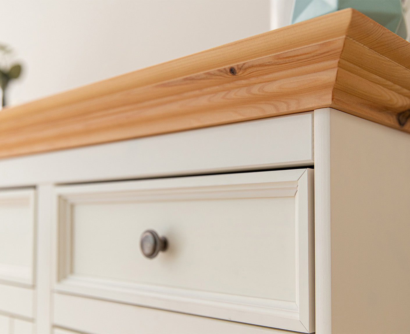 Belluno Elegante Sideboard 130x85 cm Massivholz