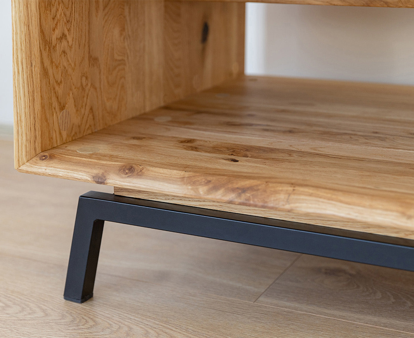 Modern Loft Couchtisch Massivholz Eiche geölt