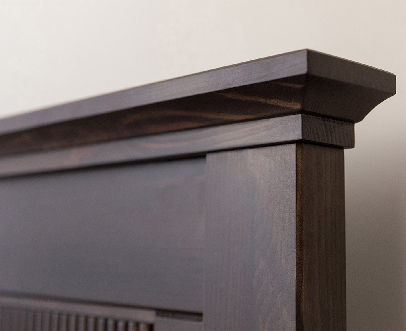 Rosella Doppelbett Massivholz Tabacco