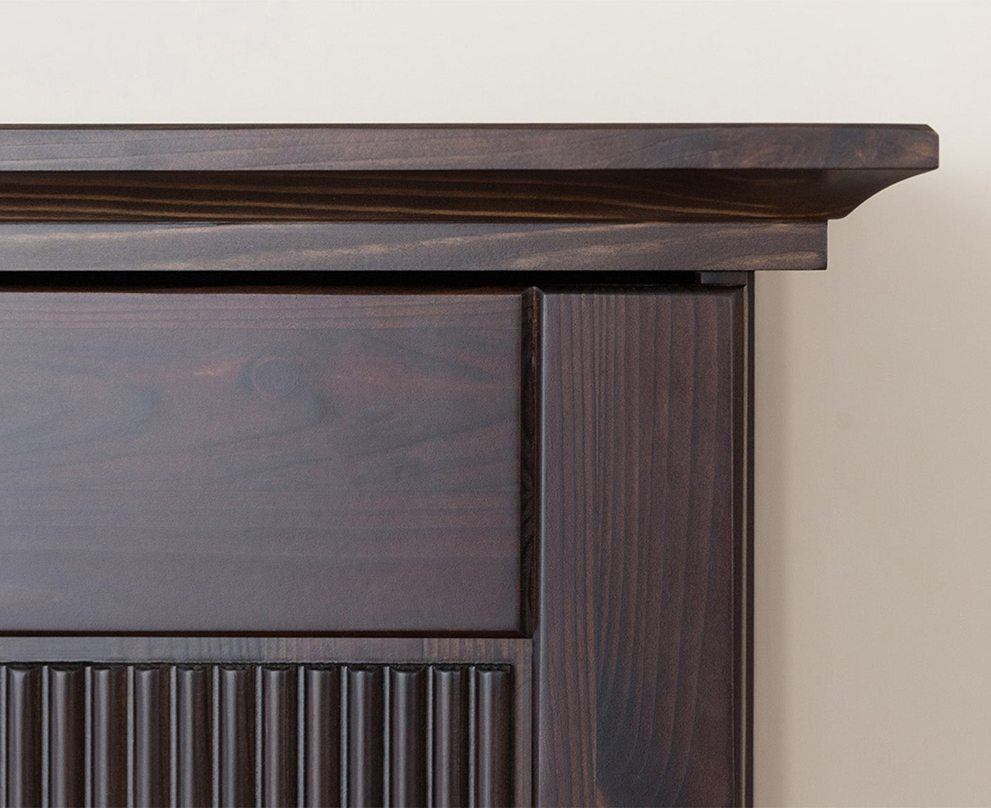 Rosella Sideboard 3-Türig Massivholz Tabacco / Altsilber