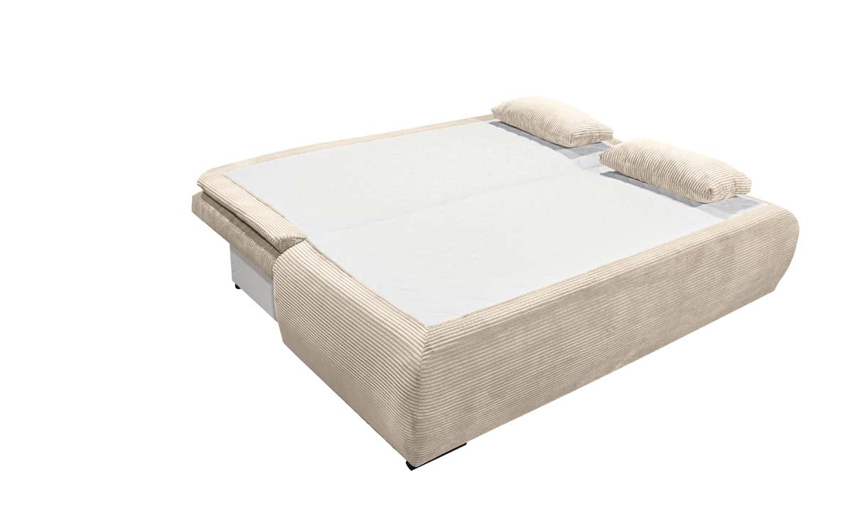 Jarek Schlafsofa 208 x 95 cm, inkl. Bettkasten, Beige
