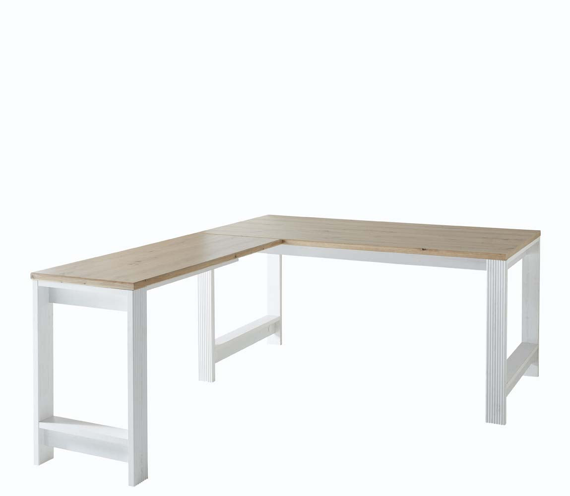 Jasmin Schreibtisch 160x80 cm Pinie hell / Artisan Eiche