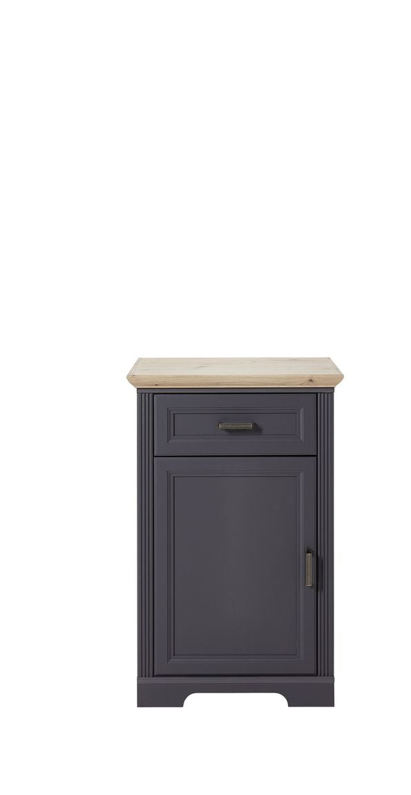 JASMIN Schuhschrank Graphit / Eiche