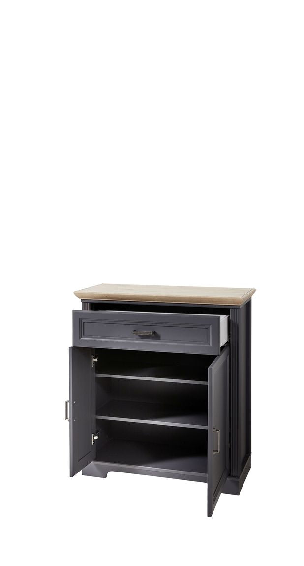 JASMIN Schuhschrank Graphit / Eiche
