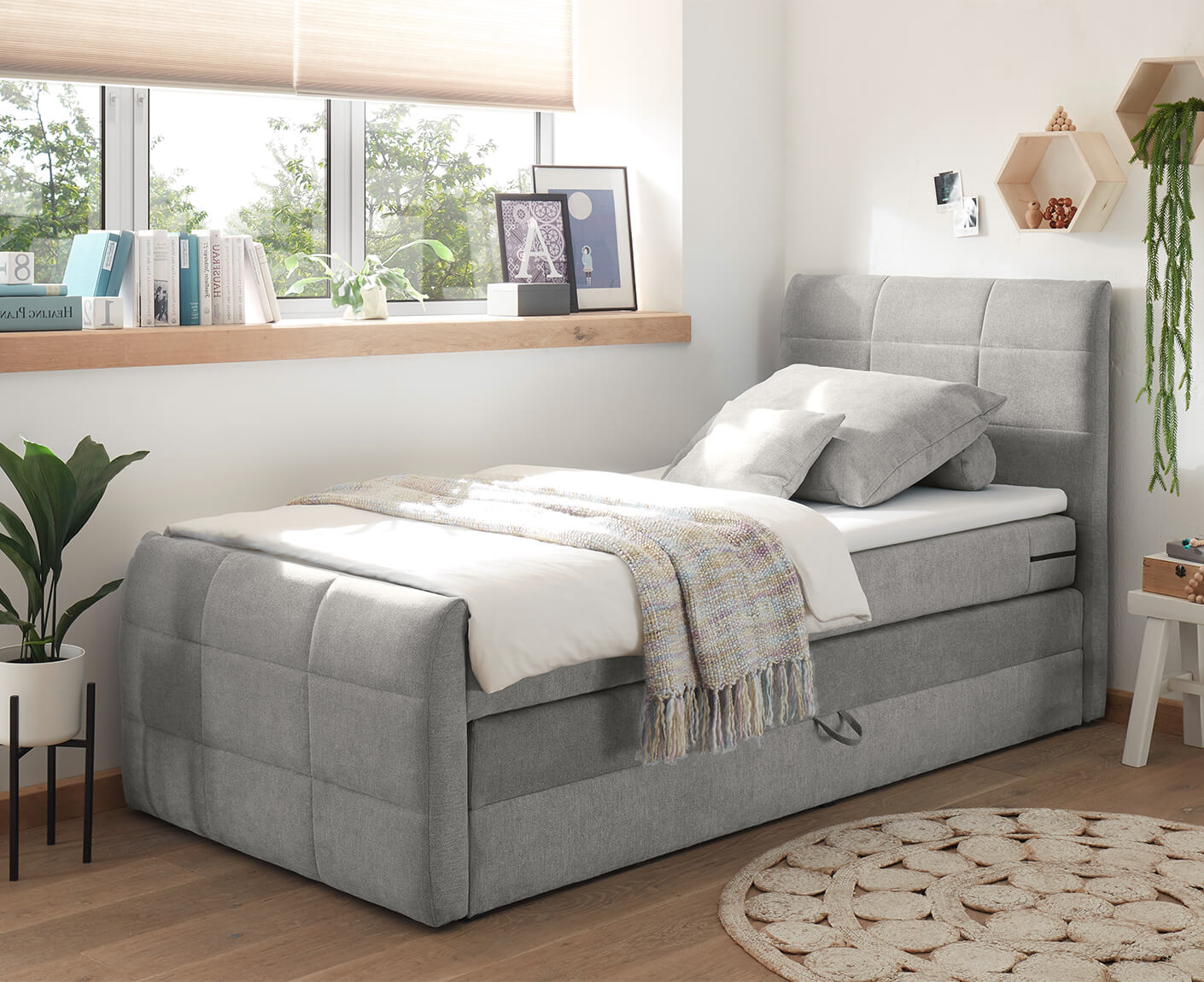Kuba Boxspringbett Einzelbett, inkl. Bettkasten