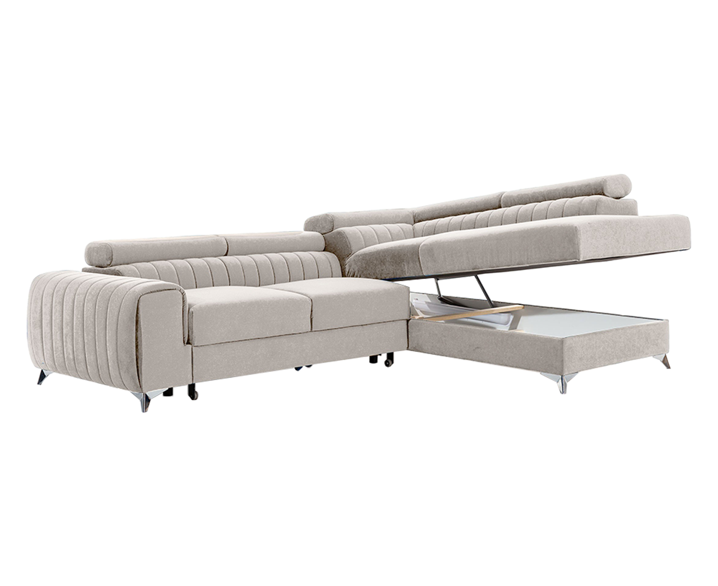 Laurence Ecksofa 278 x 205 cm, Webstoff