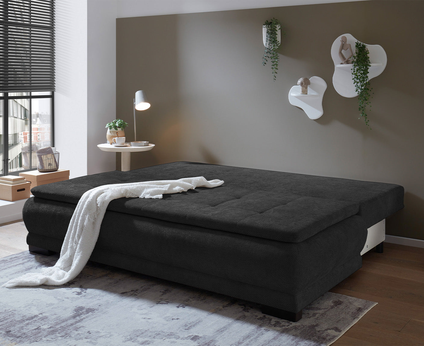 Liam Schlafsofa 212 x 105 cm, mit Bettkasten