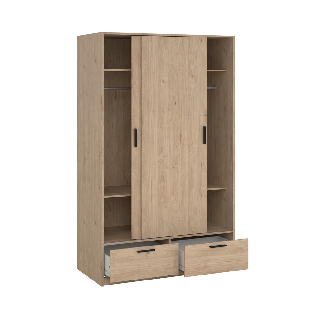 Line Kleiderschrank 2-türig Jackson Hickory