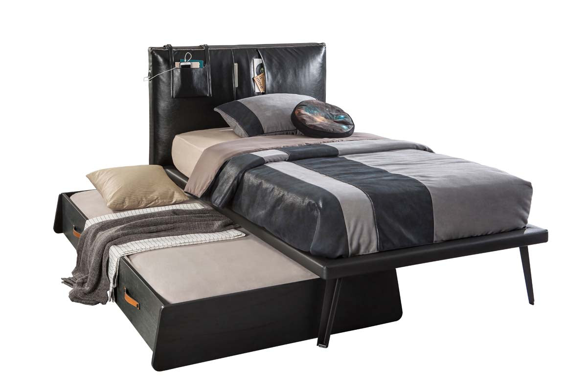 Cilek DARK METAL Bettschublade 90x190cm Schwarz