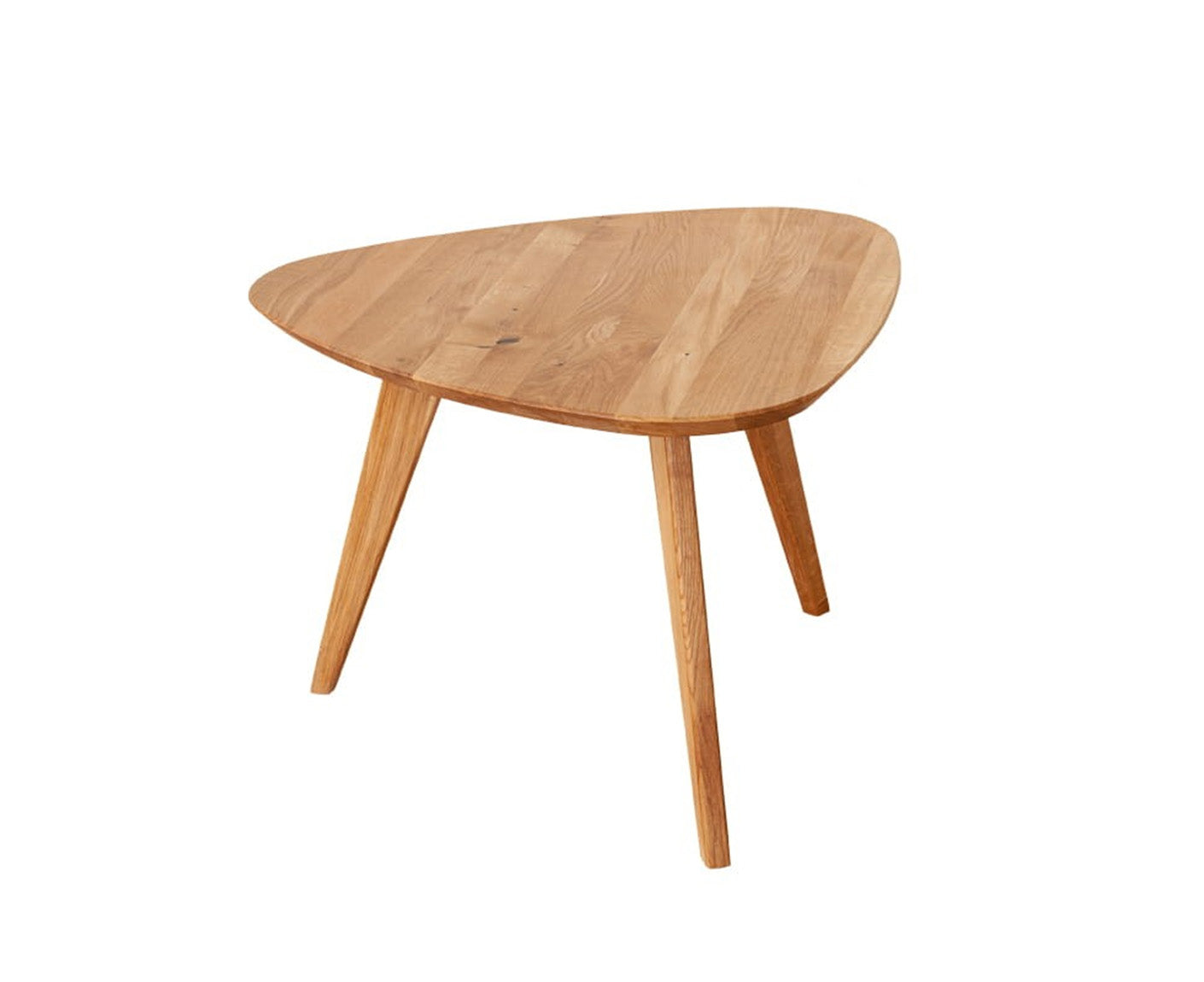 Orbetello Couchtisch Dreieckig 67x68 cm Massivholz, geölt