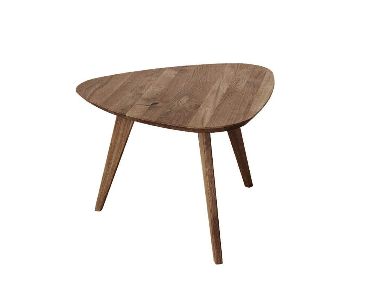 Orbetello Couchtisch Dreieckig 67x68 cm Massivholz, geölt