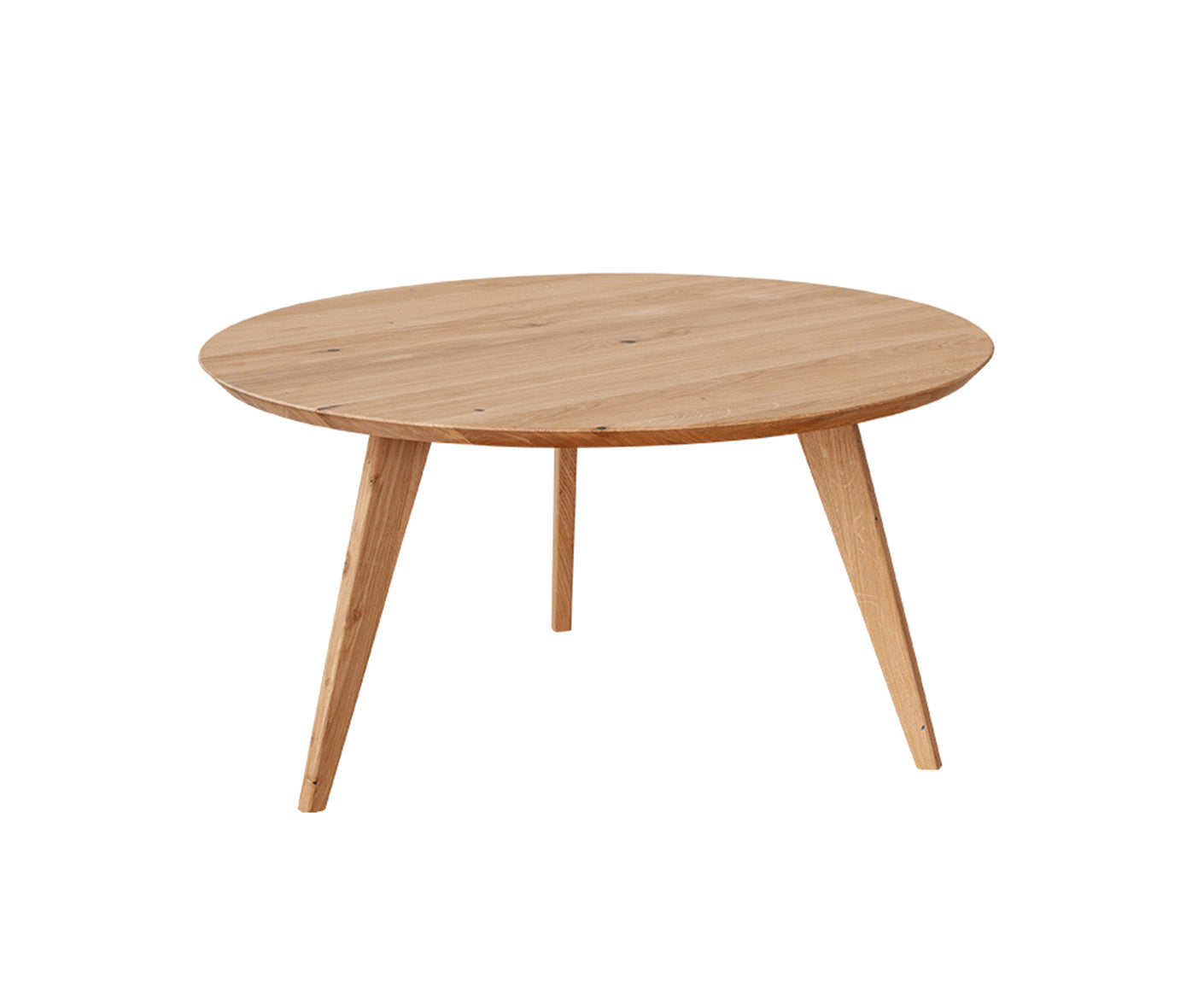 Orbetello Couchtisch Rund Ø 90 cm Massivholz, geölt