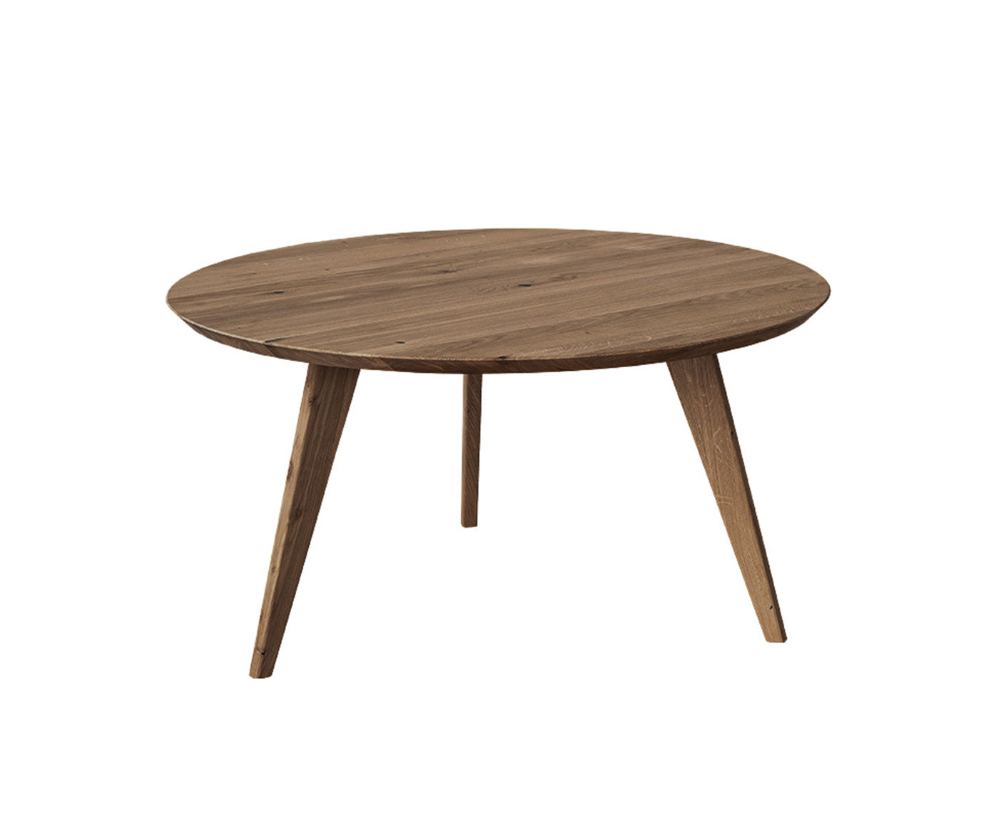 Orbetello Couchtisch Rund Ø 90 cm Massivholz, geölt