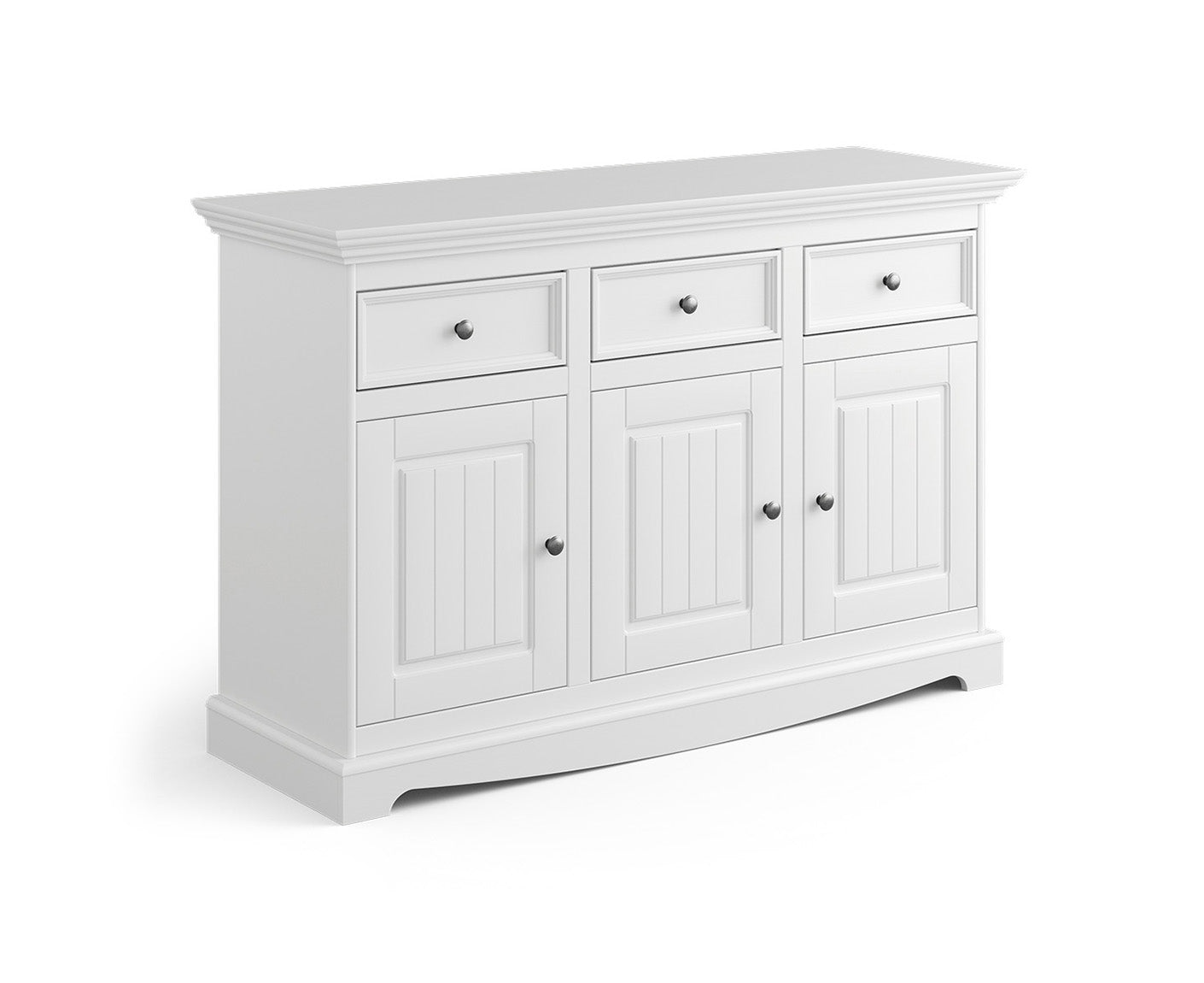 Belluno Elegante Sideboard 130x85 cm Massivholz