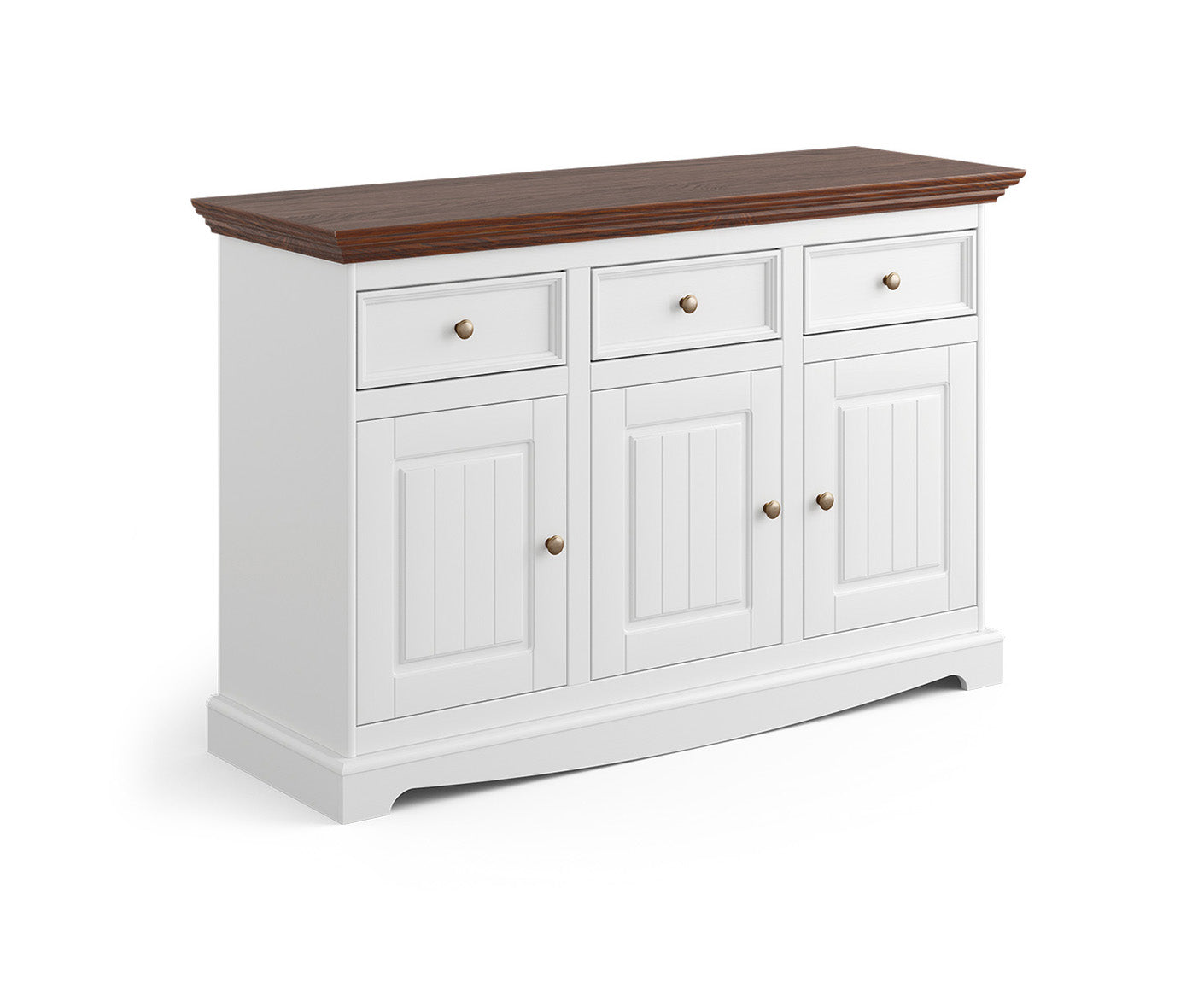 Belluno Elegante Sideboard 130x85 cm Massivholz