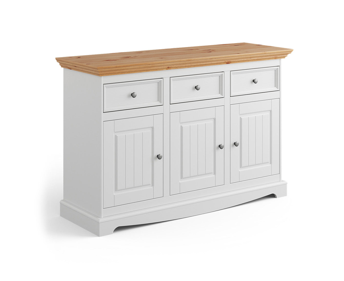Belluno Elegante Sideboard 130x85 cm Massivholz