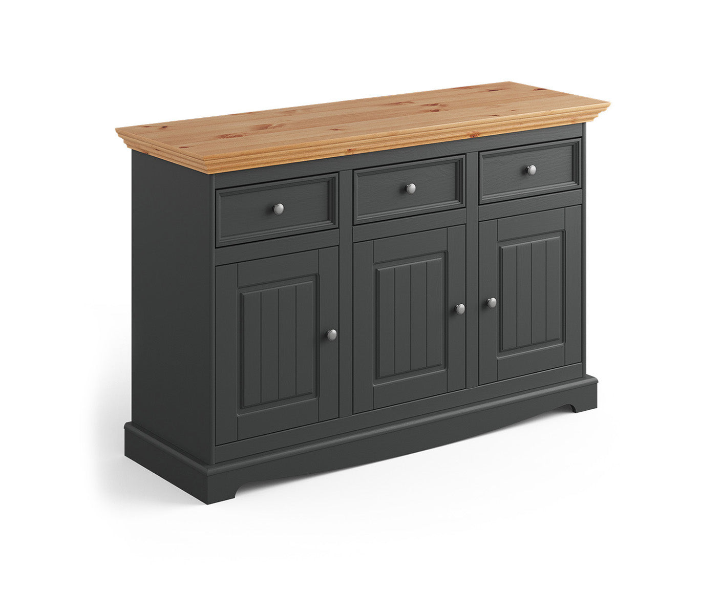 Belluno Elegante Sideboard 130x85 cm Massivholz