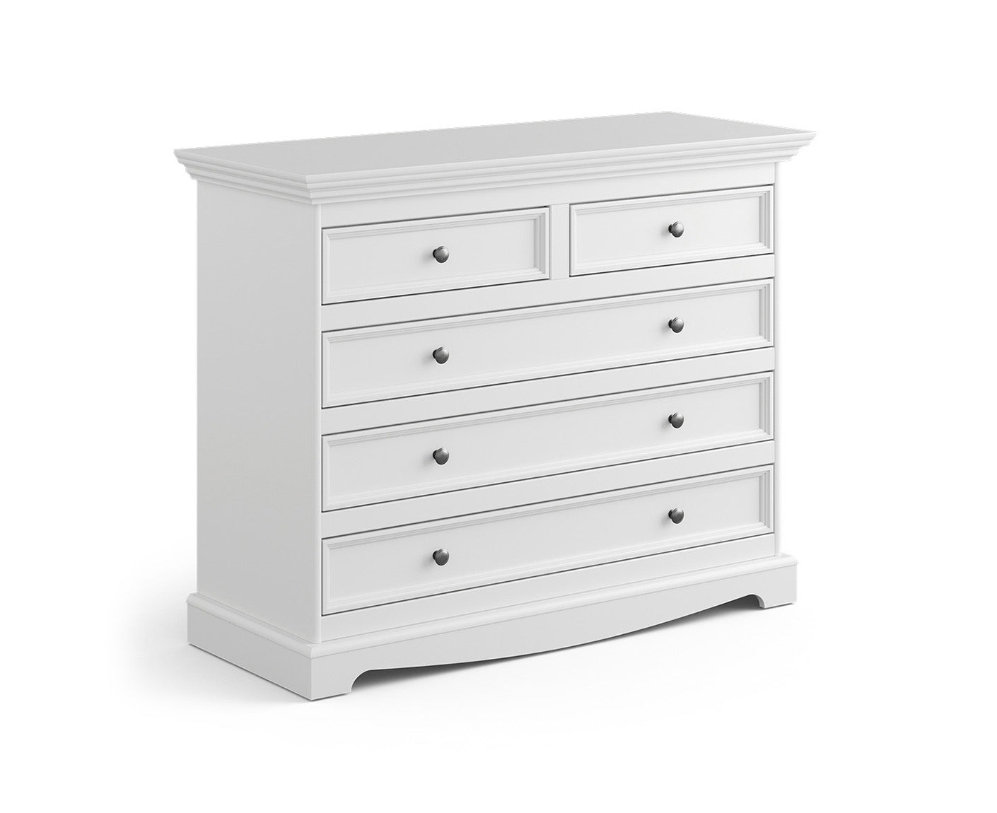 Belluno Elegante Kommode 112x88 cm Massivholz
