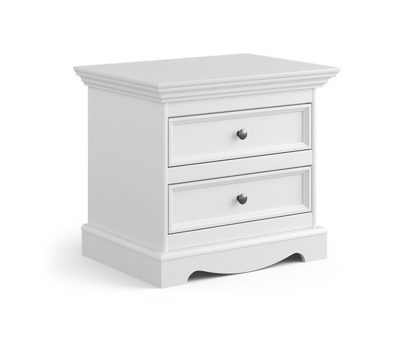 Belluno Elegante Nachtkommode Massivholz