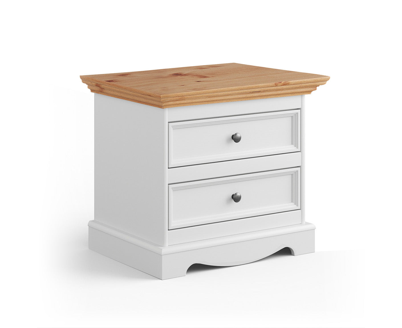 Belluno Elegante Nachtkommode Massivholz