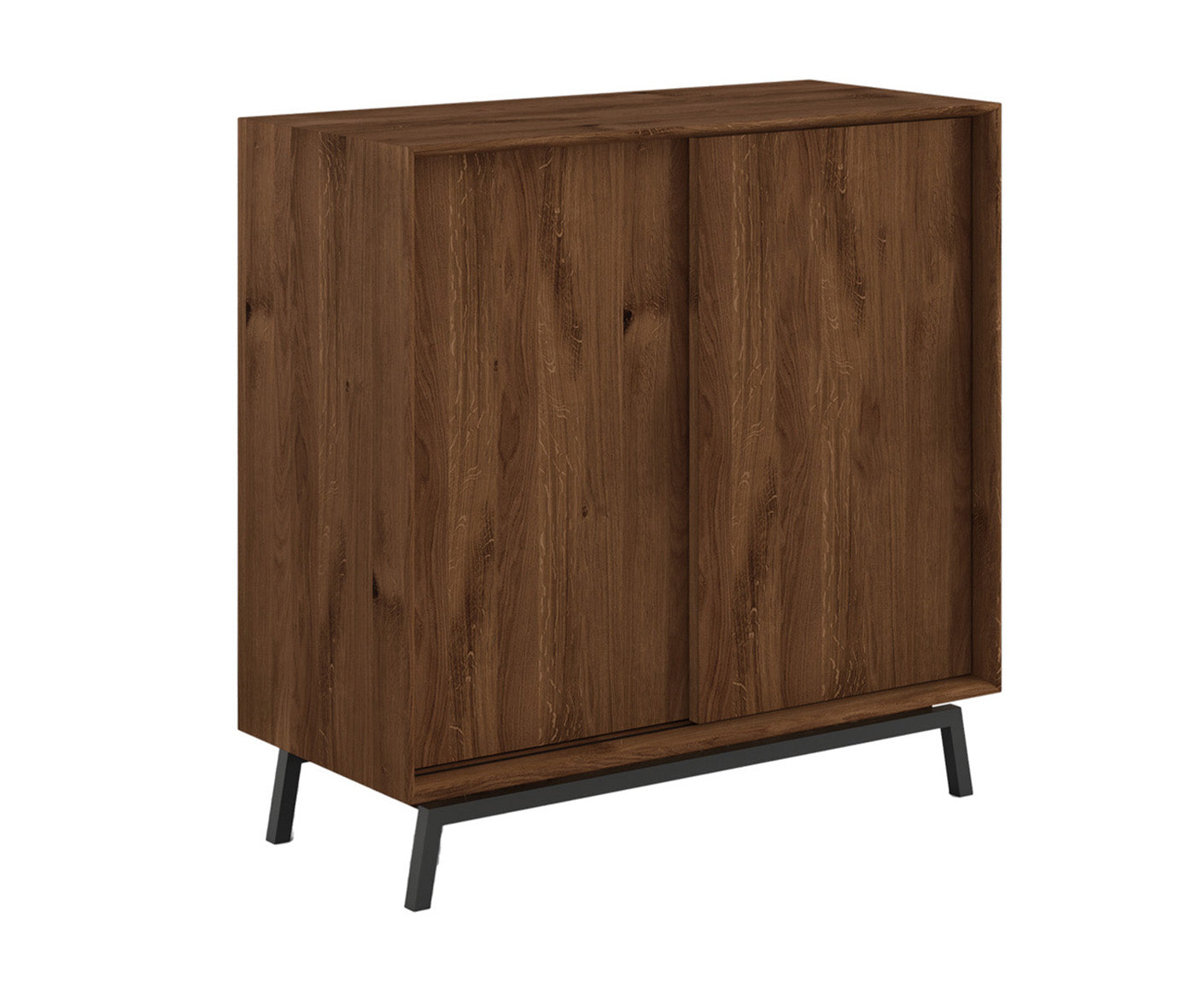 Modern Loft Weinregal Massivholz Eiche geölt