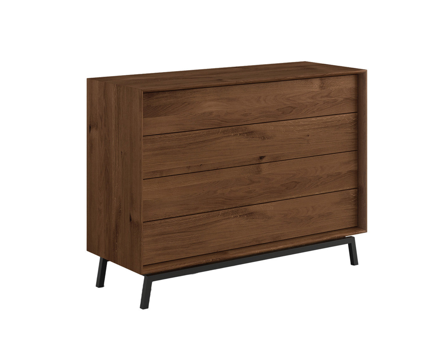 Modern Loft Kommode Massivholz Eiche geölt