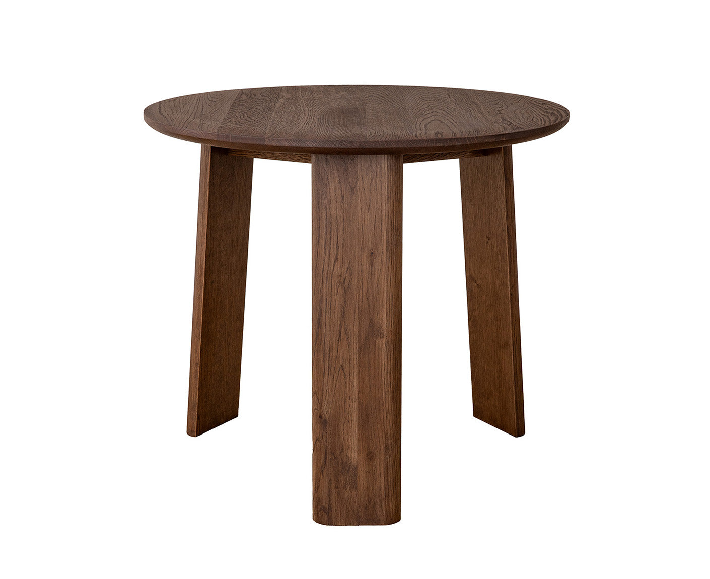 Monty Couchtisch Beistelltisch Ø 51 cm Massivholz geölt