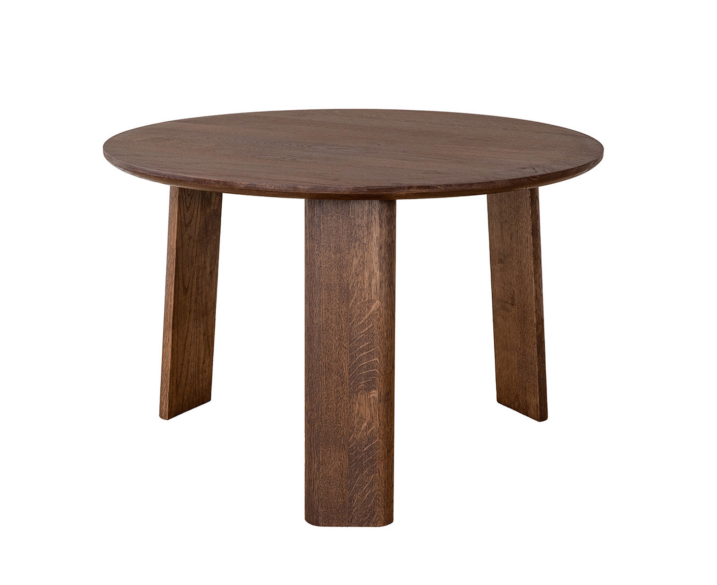 Monty Couchtisch Beistelltisch Ø 61 cm Massivholz geölt