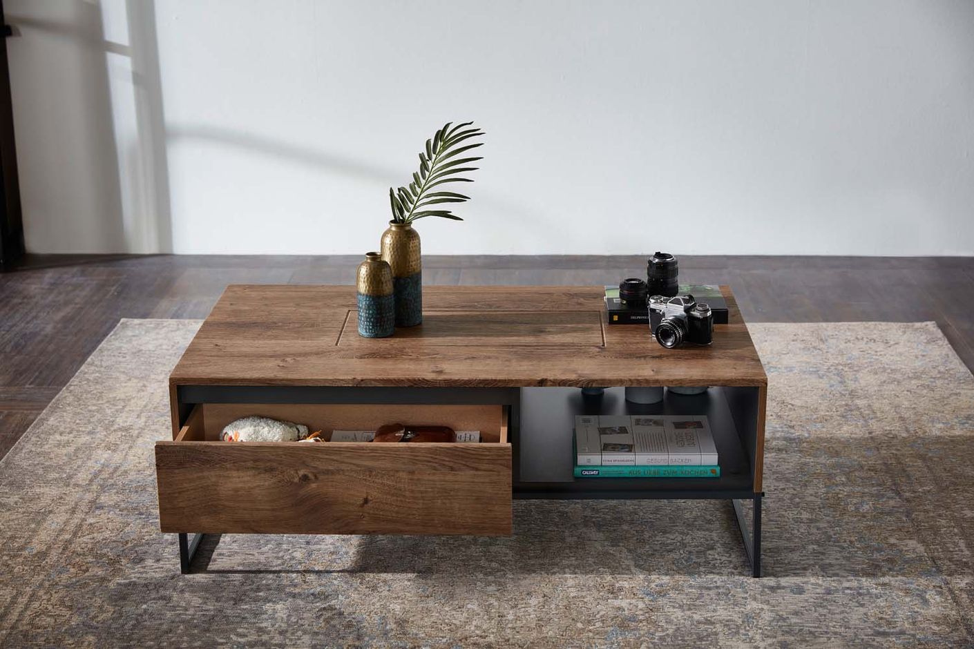 Manhattan Couchtisch Haveleiche Cognac