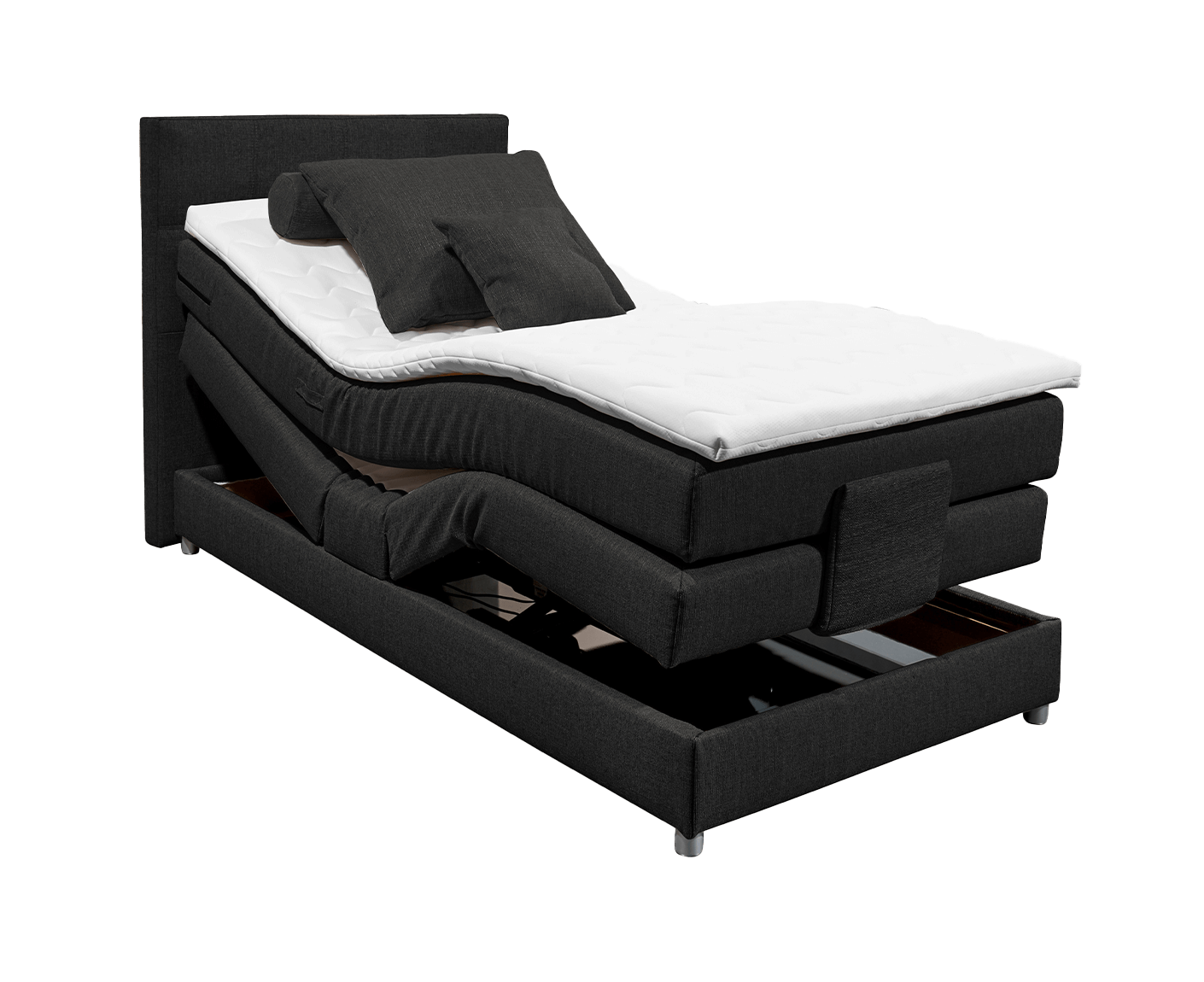 Manolo Boxspringbett mit Motor 100x200 cm