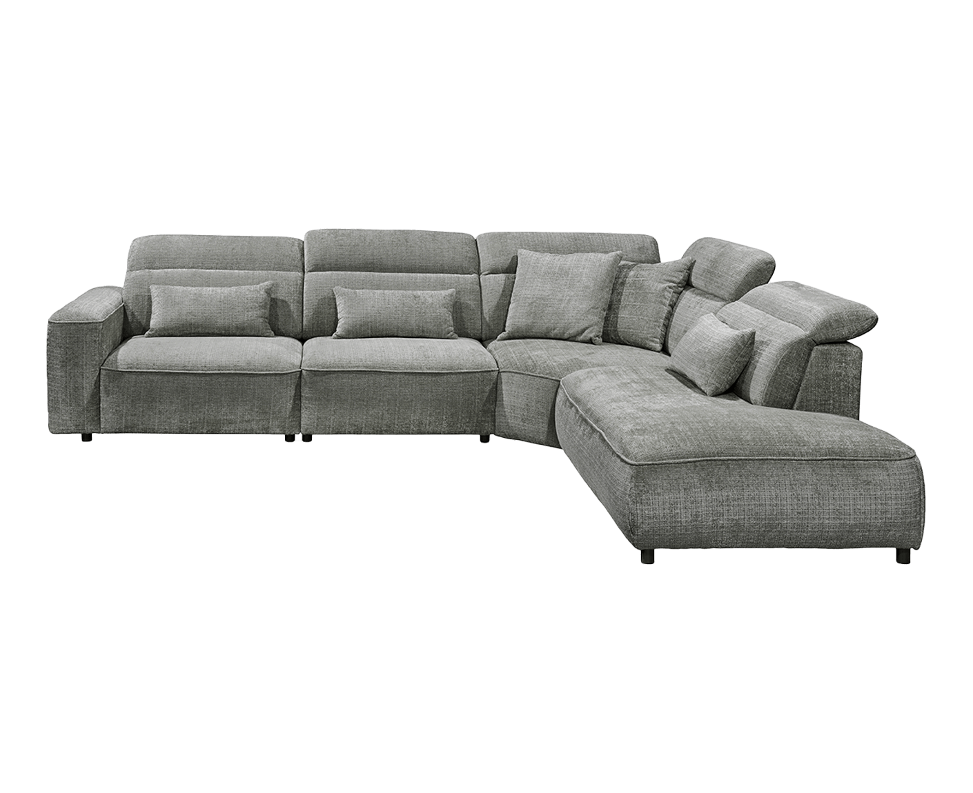 Mansfield Ecksofa 339 x 285 cm, mit verstellbaren Kopfstützen