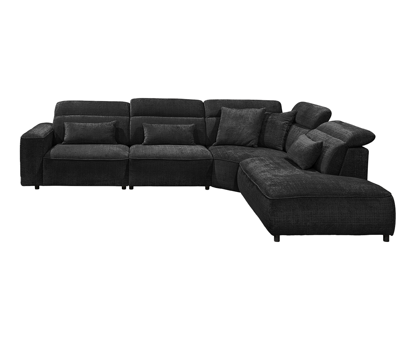 Mansfield Ecksofa 339 x 285 cm, mit verstellbaren Kopfstützen