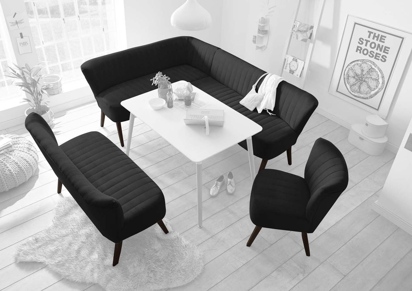 Marcel Diningsessel 66x69 cm Schwarz