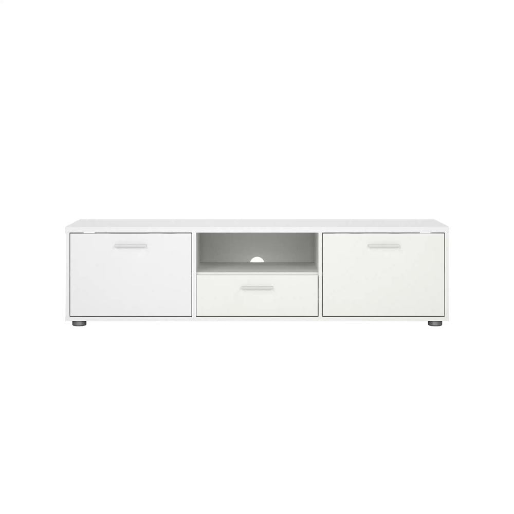 Media Lowboard / TV-Möbel Weiß