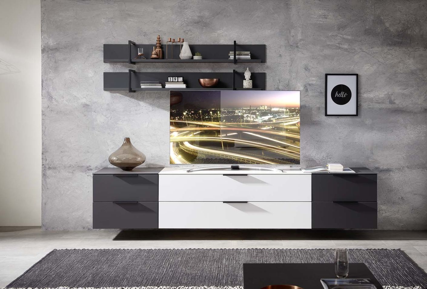 Mediana Wandboard Grau