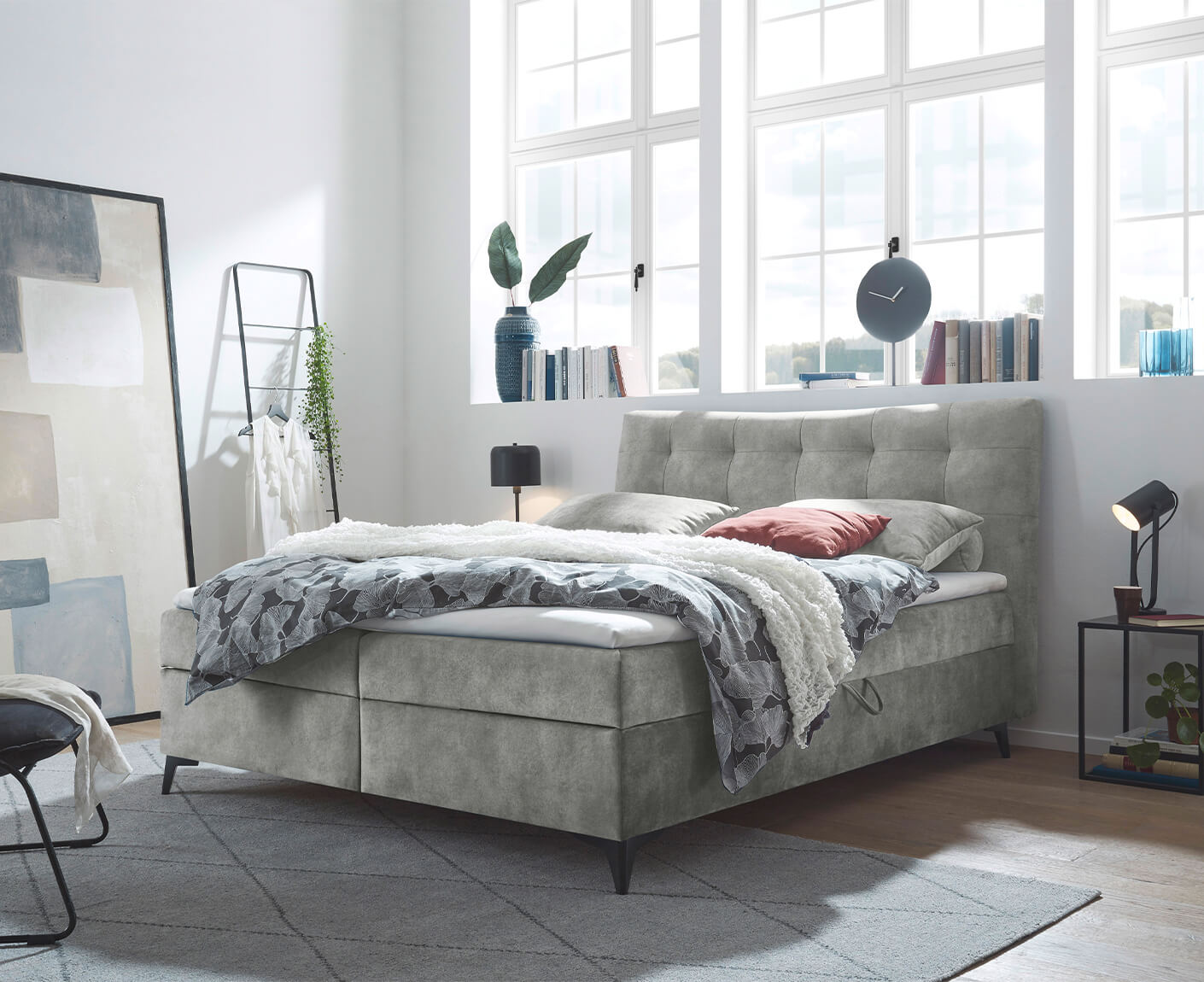 Melrose Boxbett / Polsterbett inkl. Bettkasten