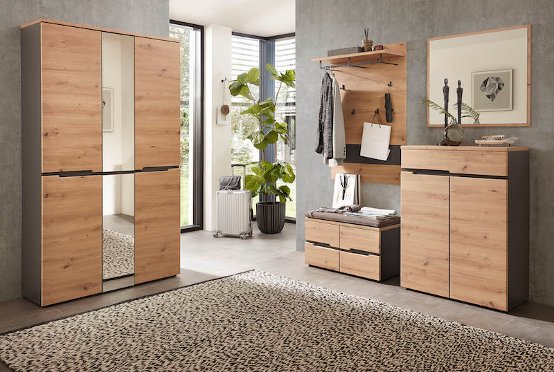 33417 Memphis Garderobenschrank Artisan Eiche