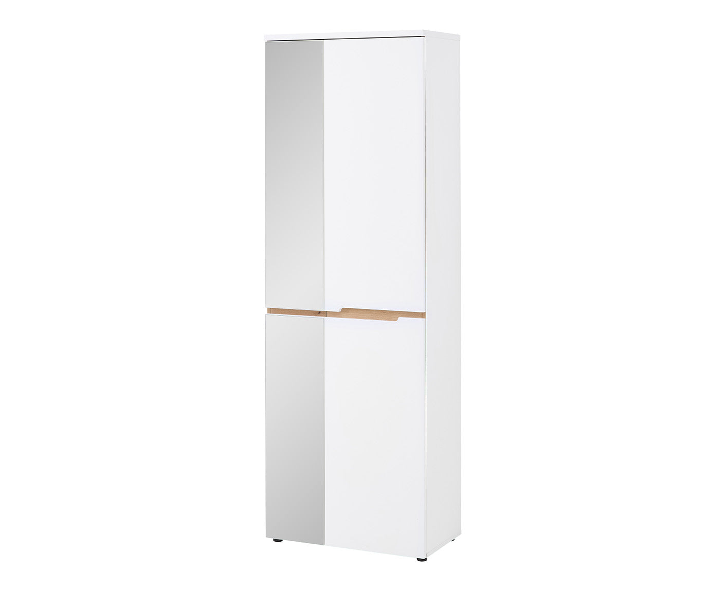 Memphis Garderobenschrank 65x192 cm Weiß supermatt
